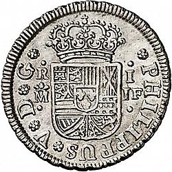 Large Obverse for 1 Real 1735 coin