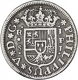 Large Obverse for 1 Real 1739 coin