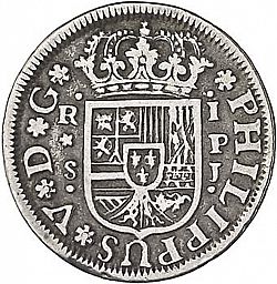 Large Obverse for 1 Real 1739 coin