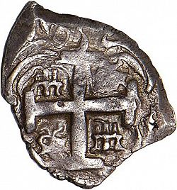 Large Reverse for 1 Real 1751 coin