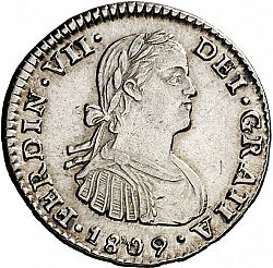 Large Obverse for 1 Real 1809 coin