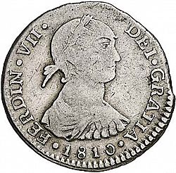 Large Obverse for 1 Real 1810 coin