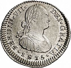 Large Obverse for 1 Real 1815 coin