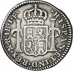 Large Reverse for 1 Real 1812 coin