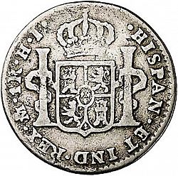 Large Reverse for 1 Real 1815 coin