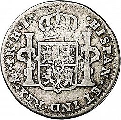 Large Reverse for 1 Real 1815 coin