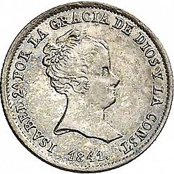 Large Obverse for 1 Real 1841 coin