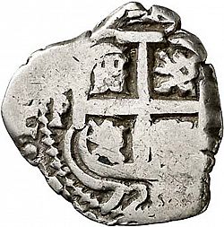 Large Reverse for 1 Real 1725 coin