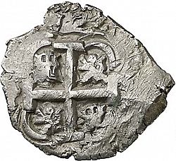 Large Reverse for 1 Real 1726 coin