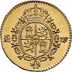 Large Reverse for 1/2 Escudo 1786 coin