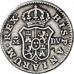 Large Reverse for 1/2 Real 1788 coin