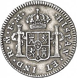 Large Reverse for 1/2 Real 1794 coin