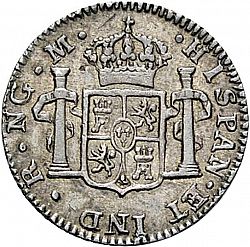 Large Reverse for 1/2 Real 1797 coin