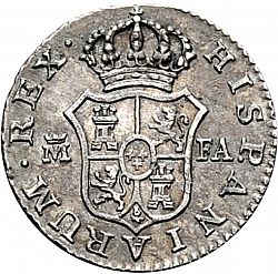Large Reverse for 1/2 Real 1800 coin
