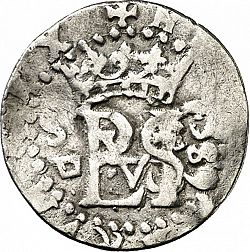 Large Obverse for 1/2 Real 1589 coin