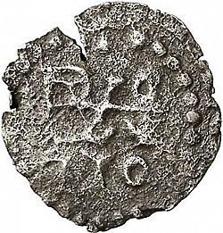 Large Obverse for 1/2 Real 1710 coin