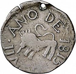 Large Obverse for 1/2 Real 1815 coin
