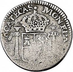 Large Reverse for 1/2 Real 1811 coin