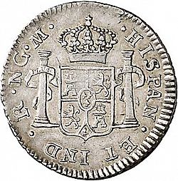 Large Reverse for 1/2 Real 1813 coin