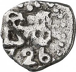 Large Obverse for 1/2 Real 1726 coin