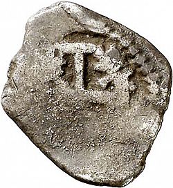 Large Reverse for 1/2 Real 1726 coin