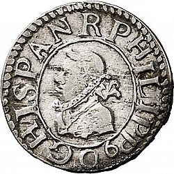 Large Obverse for 1/2 Croat 1613 coin