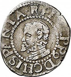 Large Obverse for 1/2 Croat 1620 coin