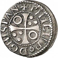 Large Reverse for 1/2 Croat 1612 coin