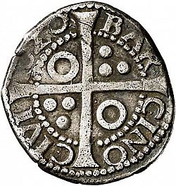 Large Reverse for 1/2 Croat 1620 coin