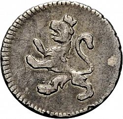 Large Reverse for 1/4 Real 1803 coin
