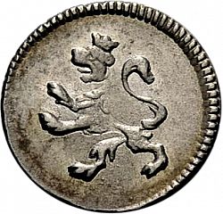 Large Reverse for 1/4 Real 1810 coin