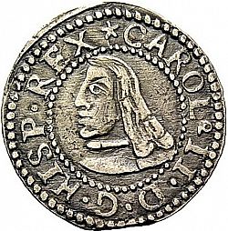 Large Obverse for 1 Croat 1687 coin