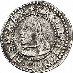 Large Obverse for 1 Croat 1687 coin