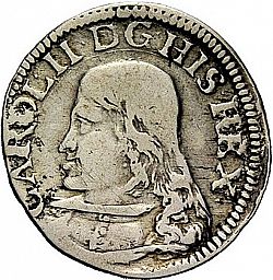 Large Obverse for 1 Croat 1698 coin