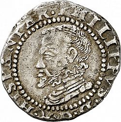 Large Obverse for 1 Croat 1598 coin