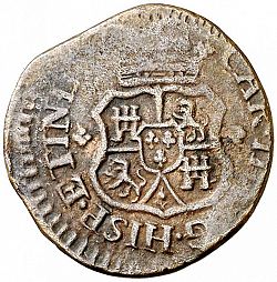 Large Obverse for 1 Cuarto 1773 coin
