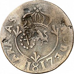 Large Obverse for 1 Quarto 1817 coin