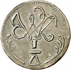 Large Reverse for 1 Quarto 1816 coin
