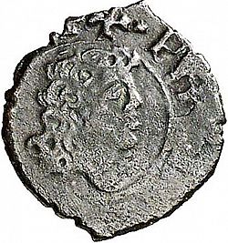 Large Obverse for 1 Dinero de Aragón 1711 coin