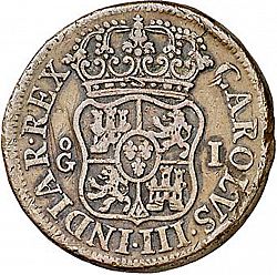 Large Obverse for 1 Grano 1769 coin