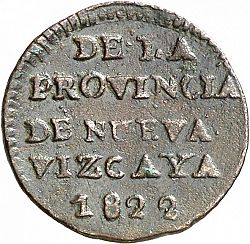 Large Obverse for 1 Octavo 1822 coin