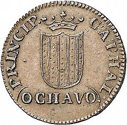 Large Reverse for 1 Ochavo 1813 coin