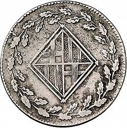 Large Obverse for 1 Peseta 1809 coin