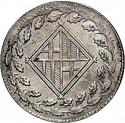 Large Obverse for 1 Peseta 1810 coin