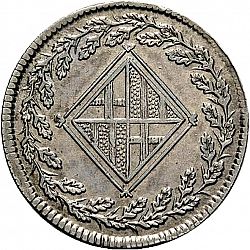 Large Obverse for 1 Peseta 1811 coin