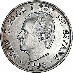 Large Obverse for 2000 Pesetas 1996 coin