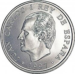 Large Obverse for 2000 Pesetas 1997 coin