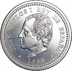Large Obverse for 2000 Pesetas 1998 coin