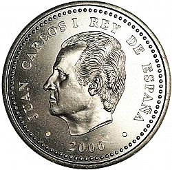 Large Obverse for 2000 Pesetas 2000 coin