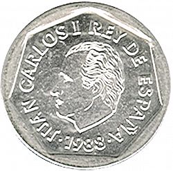Large Obverse for 200 Pesetas 1988 coin